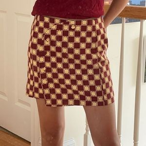 Jagger Button-Front Mini Skirt | Urban Outfitters